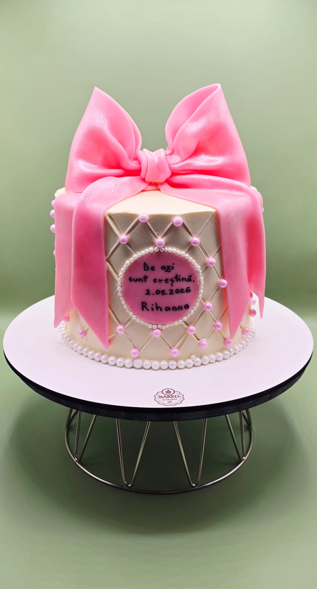 Bespoke custom celebration cake for Girls & Fairytales handcrafted by Nicoleta